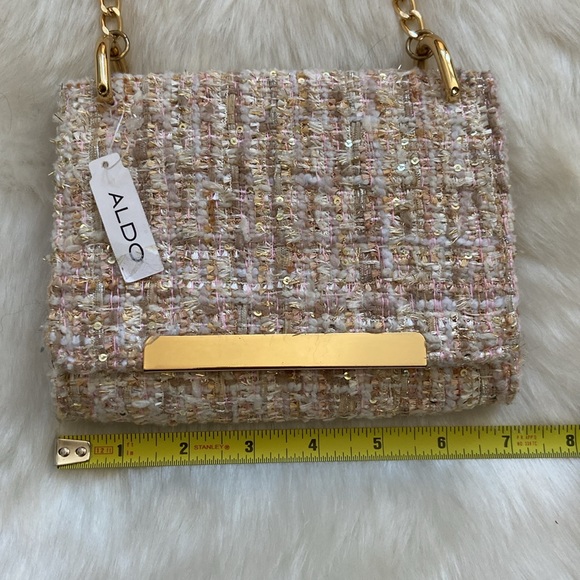 Beautiful Aldo sparkly tweed bag mini size - Picture 5 of 9